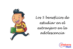 Banner beneficios de estudiar idiomas en el extranjero en la adolescencia